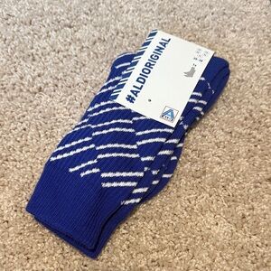 Aldi Germany Original Blue and White Socks